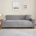 Stretch velvet sofa cover, 3-seater sofa protector