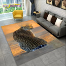 3D Tiger Leopard Cheetah Lion Wolf Area Rug,