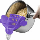 1 unit, Colander, Pot Drainer, Adjustable Colander with Clip