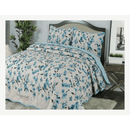 3 Piece Patchwork Reversible Bedspread Quilt Comfort Bed Throw Set Double & King