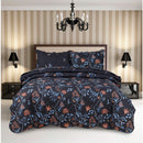 3 Piece Patchwork Reversible Bedspread Quilt Comfort Bed Throw Set Double & King