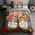 2/3pcs Tree of Life Patchwork Quilt Cover Set, 1 Duvet Cover + 1/2 Pillowcases (Pillow Inserts Not Included), All-Season Home & Dormitory High-Definition Print
